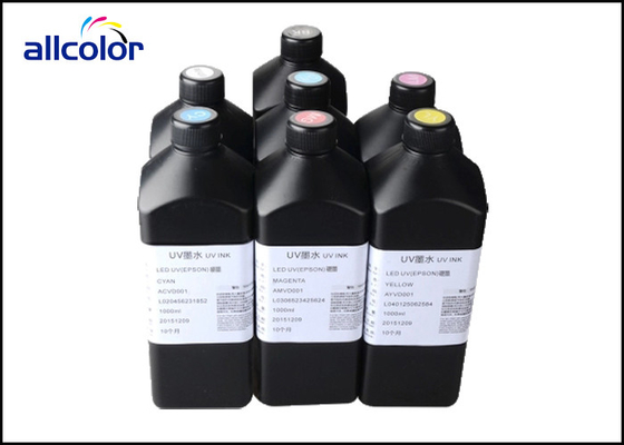 Magnetische UV de Printerinkt van CMYK, van het de Drukhoofd van Epson DX5 DX7 de UV Geneesbare Inkt
