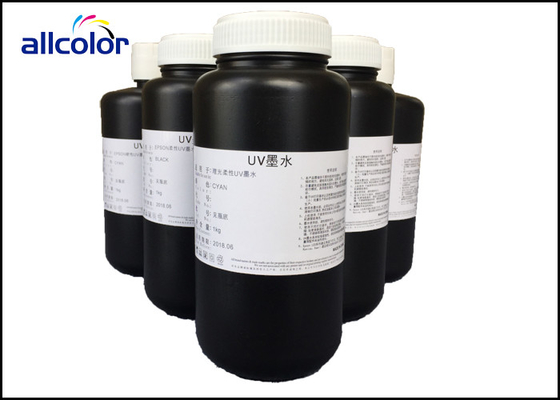 Magnetische UV de Printerinkt van CMYK, van het de Drukhoofd van Epson DX5 DX7 de UV Geneesbare Inkt